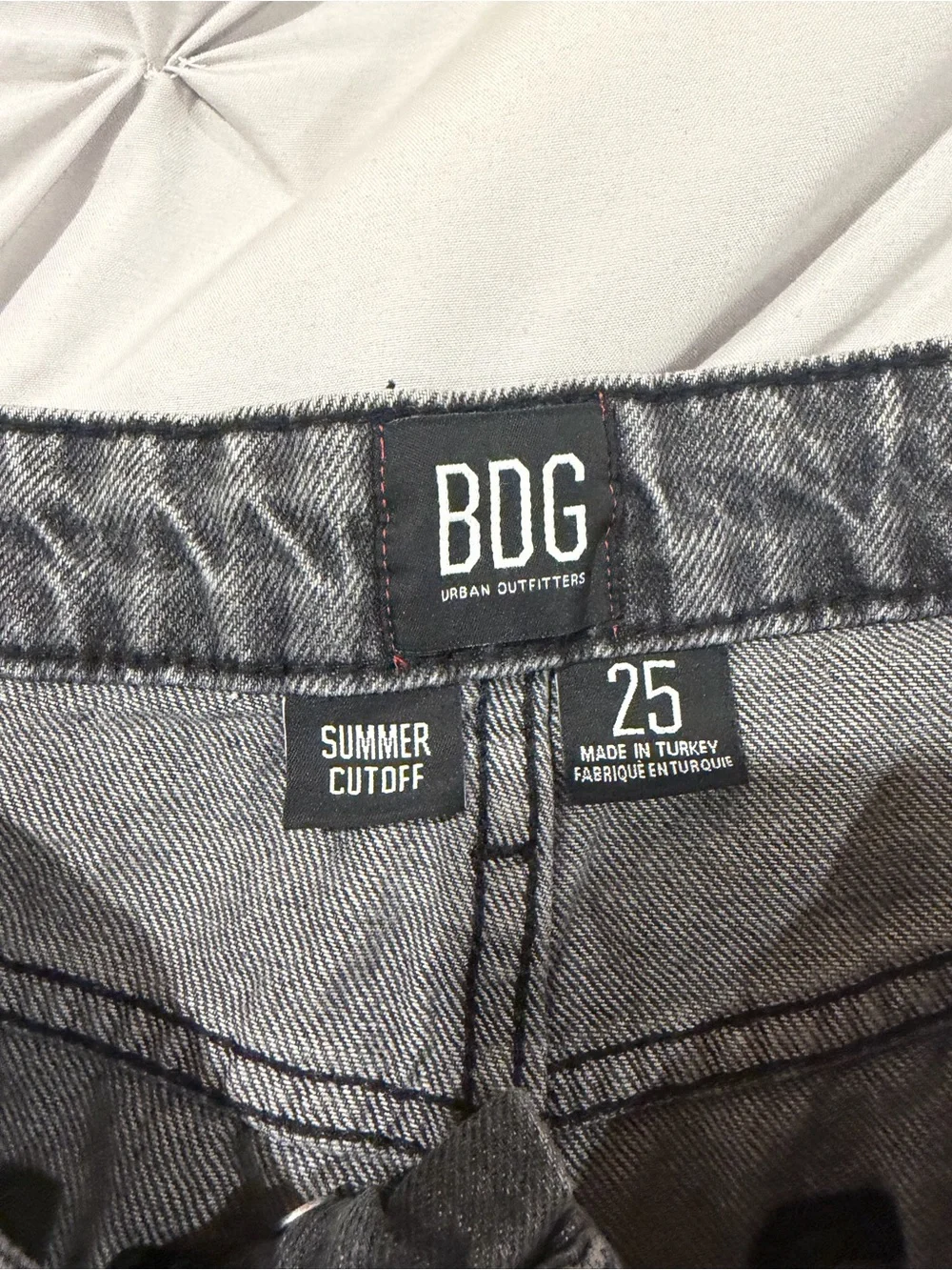 Black BDG Denim Shorts